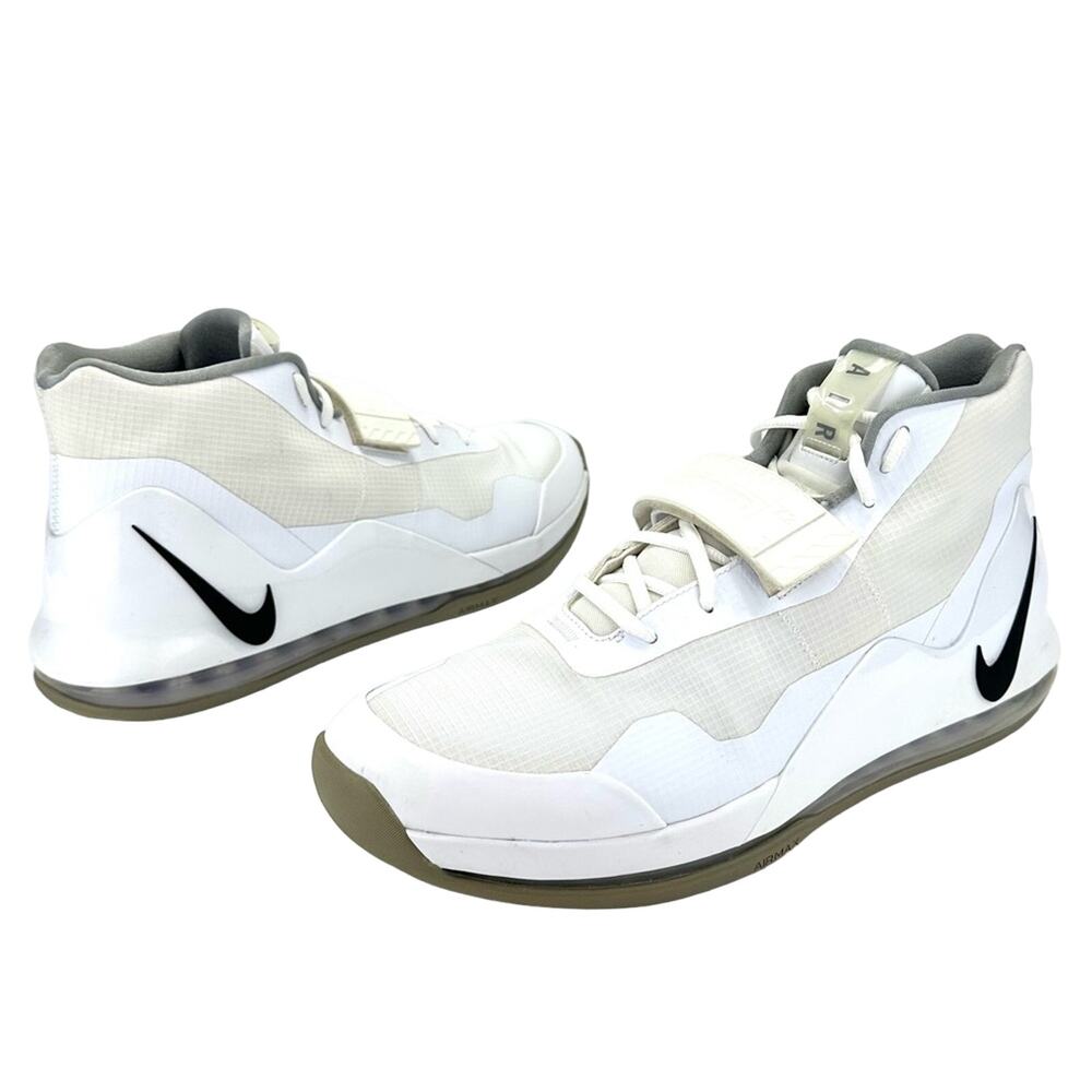 Nike Air Force Max 72 2018 Basketball Shoes Men Sz 14.5 White Athlete AR4095-100